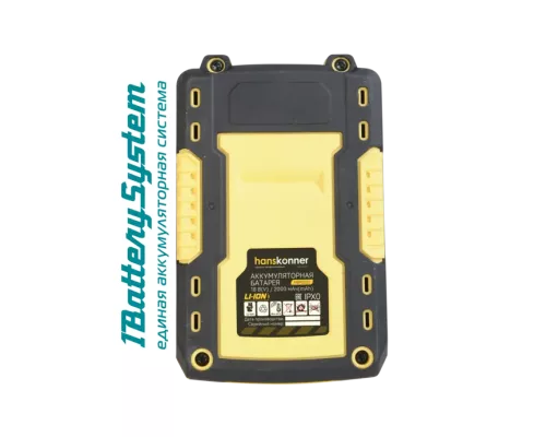HBP2002 аккумулятор Hanskonner 18 В, 1BatterySystem, 2.0 Ач, USB-разъем