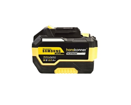 HBP2006PRO аккумулятор Hanskonner 18 В, 1BatterySystem, 6.0 Ач HBP2006PRO аккумулятор Hanskonner 18 В, 1BatterySystem, 6.0 Ач