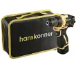 HCD1645BLC Дрель аккумуляторная б/щ Hanskonner, 14,4В, 45Нм, 2х2.0Ач, патрон 10мм, сумка-кейс