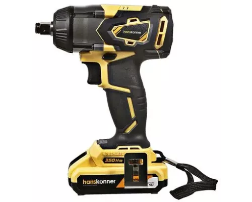 Аккумуляторный гайковерт Hanskonner HCD18350S Unibattery