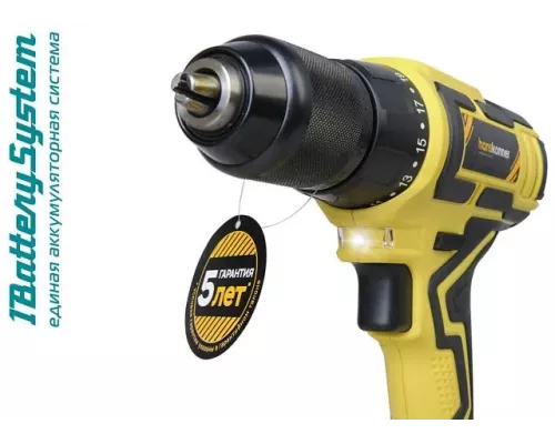 Аккумуляторный шуруповерт Hanskonner HCD1855R 1BatterySystem