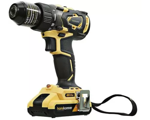Аккумуляторный шуруповерт Hanskonner  HCD1865BL Unibattery
