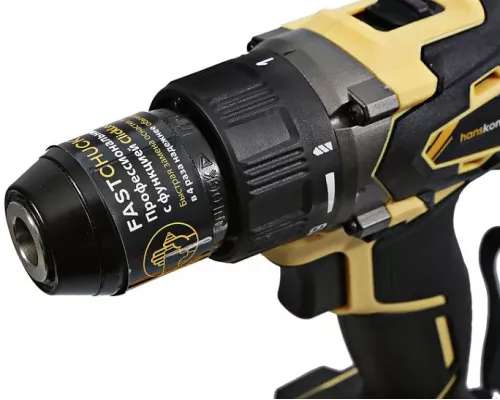 Аккумуляторный шуруповерт Hanskonner  HCD1865BL Unibattery