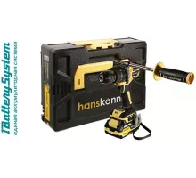 HCD20165PRO Аккумуляторный шуруповерт Hanskonner 1BatterySystem