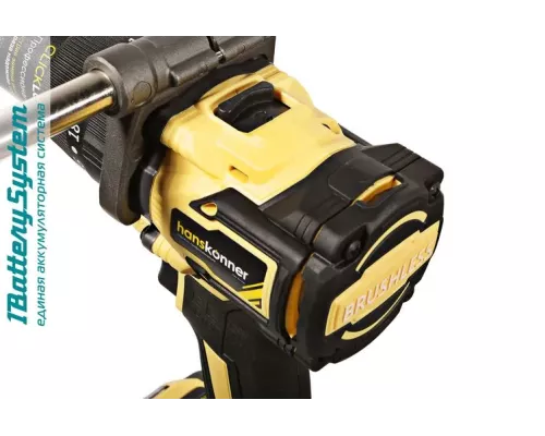 HCD20165PRO Аккумуляторный шуруповерт Hanskonner 1BatterySystem
