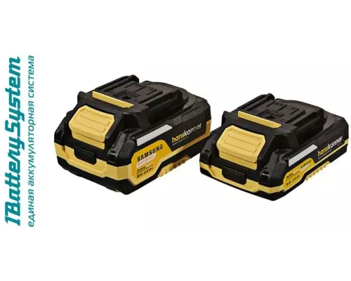 HCD20165PRO Аккумуляторный шуруповерт Hanskonner 1BatterySystem