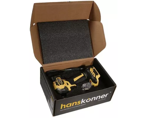 Аккумуляторный ударный винтоверт Hanskonner HCD20280BL 1BatterySystem