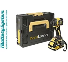 Аккумуляторный ударный винтоверт Hanskonner HCD20280BLC 1BatterySystem