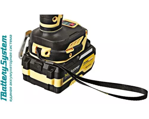 Аккумуляторный ударный винтоверт Hanskonner HCD20280BLC 1BatterySystem