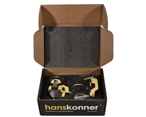 Аккумуляторный ударный гайковерт Hanskonner HCD20420BL 1BatterySystem