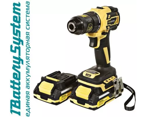 HCD2065BLC Дрель аккумуляторная б/щ Hanskonner 1BatterySystem HCD2065BLC Дрель аккумуляторная б/щ Hanskonner 1BatterySystem