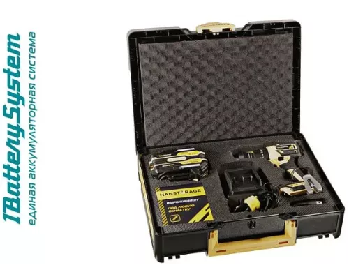 HCD2065BLIC Аккумуляторный шуруповерт Hanskonner 1BatterySystem