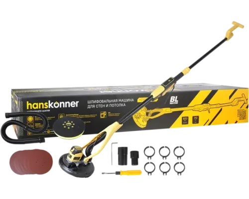 Машина для шлифовки стен Hanskonner, HDWS6080BL Машина для шлифовки стен Hanskonner, HDWS6080BL