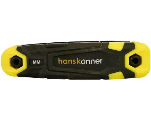 Набор шестигранных ключей, 1, 5-8 мм, 8 шт, S2, складные, Hanskonner Набор шестигранных ключей, 1, 5-8 мм, 8 шт, S2, складные, Hanskonner