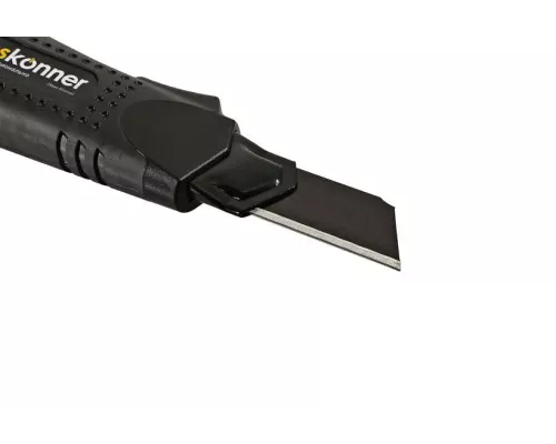 Нож 18мм, обрезиненный корпус, лезвие SK2 0.7мм, Hanskonner