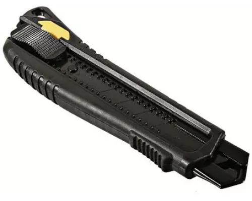 Нож 25мм, обрезиненный корпус, лезвие SK2 0.7мм, Hanskonner