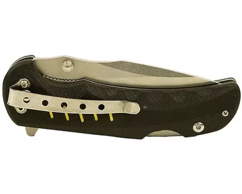 Нож складной 200мм, клинок 90мм, шило, рукоять G10, подшипник, Hanskonner