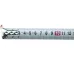 Рулетка 5x25мм, 2 стопа, компактн. корпус, 2 стопа,мощный магнит, Hanskonner