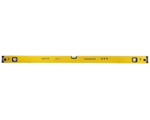 Уровень 1200 мм, фрезеров., 3 глазка (1 зеркальн.), точн. 0.5мм/м, Hanskonner