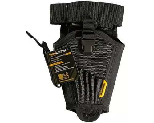 Сумка для шуруповёрта, 5 отделений для бит, крепление для молотка, Hanskonner