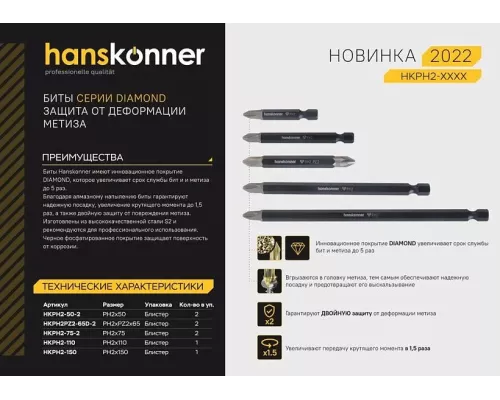 Бита Hanskonner HKPH2-110