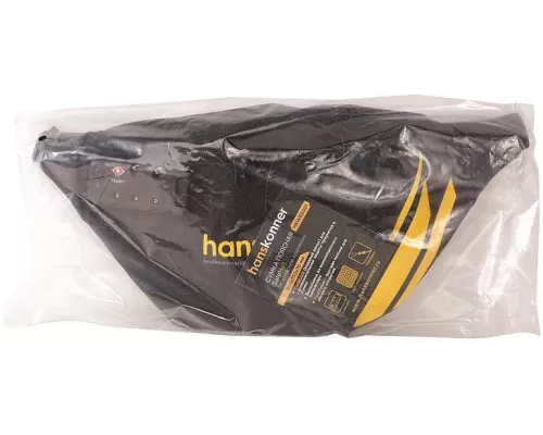 Сумка поясная, 2 отделения, 360x150x70мм, кодовый замок, Hanskonner