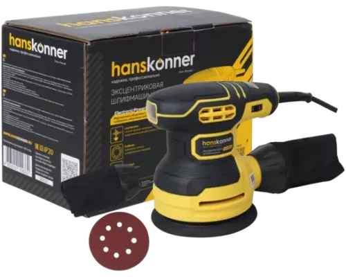 Эксцентриковая шлифовальная машина Hanskonner HOS8135RC Эксцентриковая шлифовальная машина Hanskonner HOS8135RC