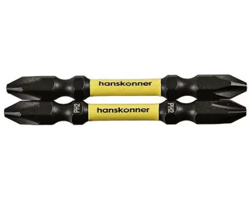 Биты PH2x65мм, ImpactPower, двусторон., торсионные, 2шт, Hanskonne Биты PH2x65мм, ImpactPower, двусторон., торсионные, 2шт, Hanskonne