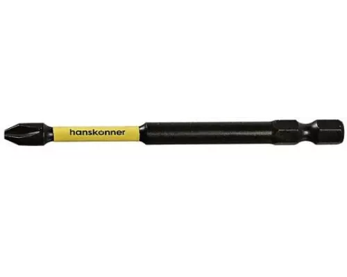 Бита PH2x90мм, ImpactPower, торсионная, 1шт, Hanskonner Бита PH2x90мм, ImpactPower, торсионная, 1шт, Hanskonner