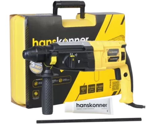 Перфоратор SDS Plus Hanskonner HRH0828RE Перфоратор SDS Plus Hanskonner HRH0828RE