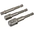 Набор адаптеров для торцевых головок 3 шт., 1/4", 3/8", 1/2" Sturm!