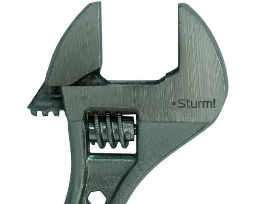 Разводной ключ, 160 мм, никелированный, Sturm!