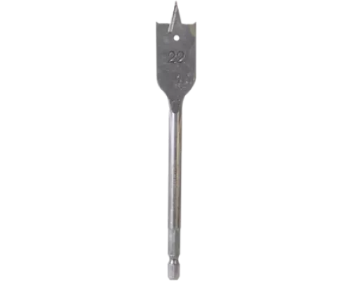 Сверло перовое по дереву, 22мм, шестигранный хвостовик, Sturm!