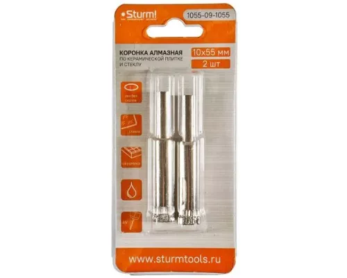 Коронки алмазные Sturm! 1055-09-1055