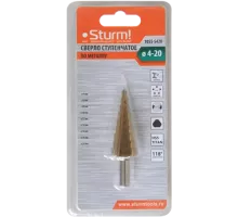 Сверло ступенчатое Sturm! 1055-S420