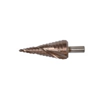 Сверло ступенчатое по металлу 4-30мм шаг 2мм Р6М5+COBALT спираль Sturm!