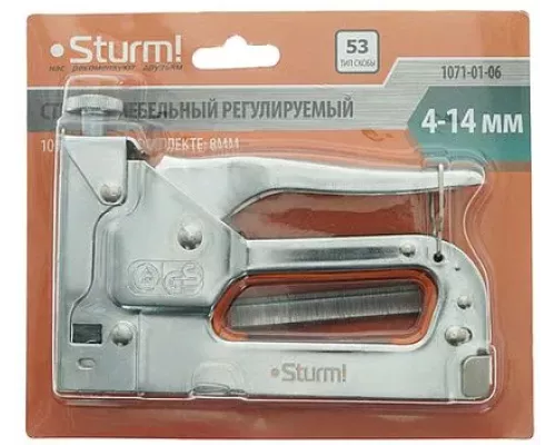 Степлер, 53 тип, скоба 4-14мм, Sturm!