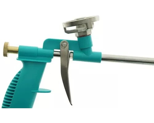 Пистолет для пены, пласт. корпус, железный курок, железный рег. винт, Sturm!