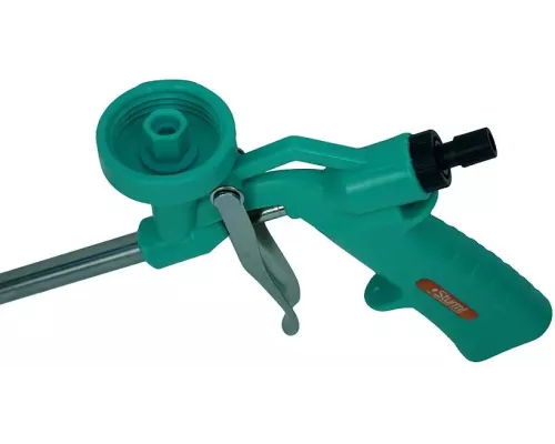 Пистолет для пены, пласт. корпус, разборный адаптер, железный курок, Sturm!