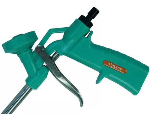 Пистолет для пены, пласт. корпус, разборный адаптер, железный курок, Sturm!