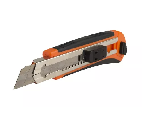 Нож строительный 18мм, 3 дополнительных лезвия, Sturm!