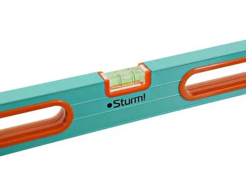 Уровень строительный 600 мм, фрезерованный, 3 глазка, точность 1мм/м, Sturm! Уровень строительный 600 мм, фрезерованный, 3 глазка, точность 1мм/м, Sturm!