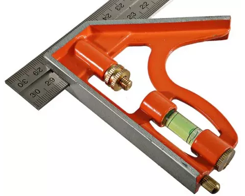 Угольник многофункциональный, 300 мм, уровень, чертилка, Sturm!