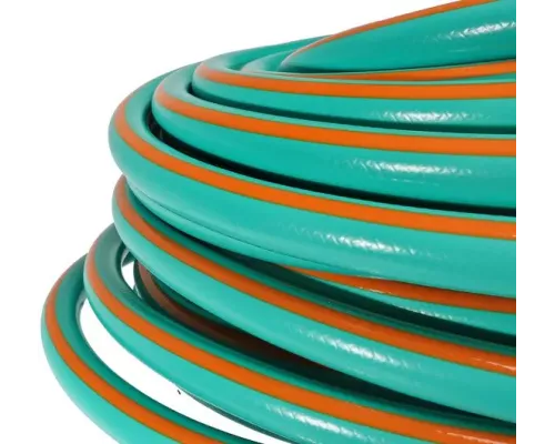 Шланг поливочный армированный, эластичный, 3х слойный, 3/4