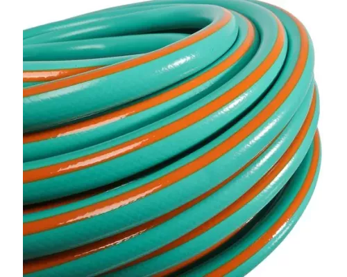 Шланг поливочный армированный, эластичный, 3х слойный, 3/4