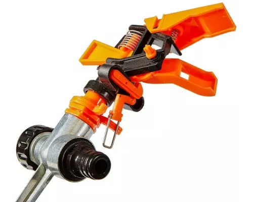 Разбрызгиватель импульсный, пластиковый, цинк корпус, штуцер 1/2