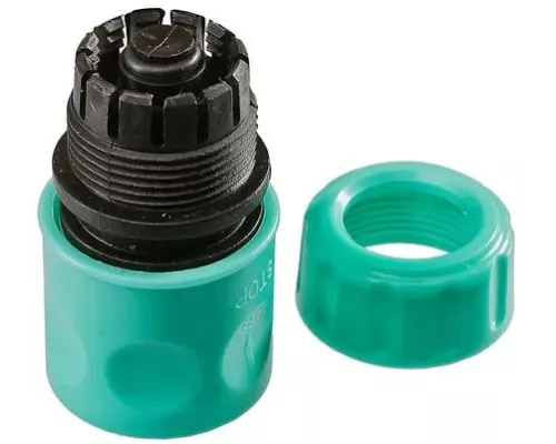 Быстросъёмный соединитель для шланга с аквастопом1/2