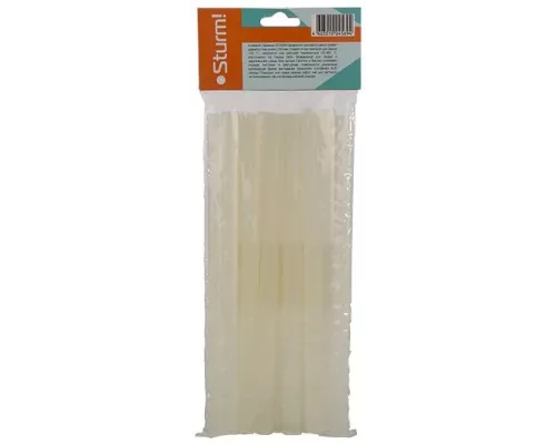 Клеевые стержни для пистолета, 11х200мм, 12 шт, прозрачные, Sturm!
