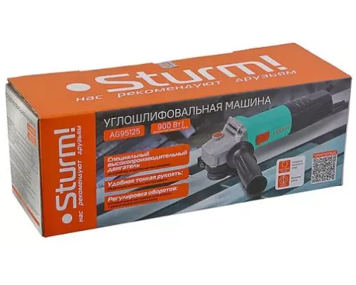 Болгарка (УШМ) Sturm! AG95125