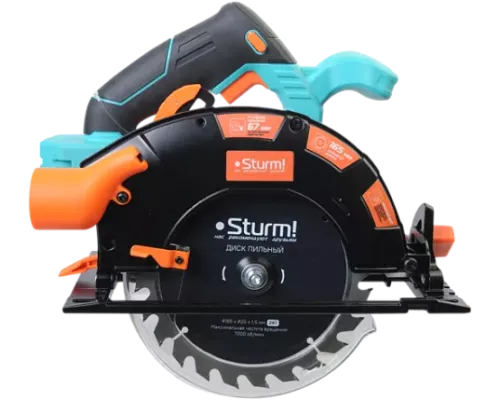 Аккумуляторная циркулярная пила Sturm! CCS1867BL 1BatterySystem